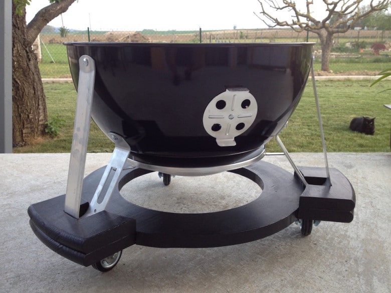 How to: Fahrbares Gestell für den Weber Smokey Mountain 57cm selber bauen - fahrgestell smokey mountain 07 - 9 fahrgestell-smokey-mountain-07