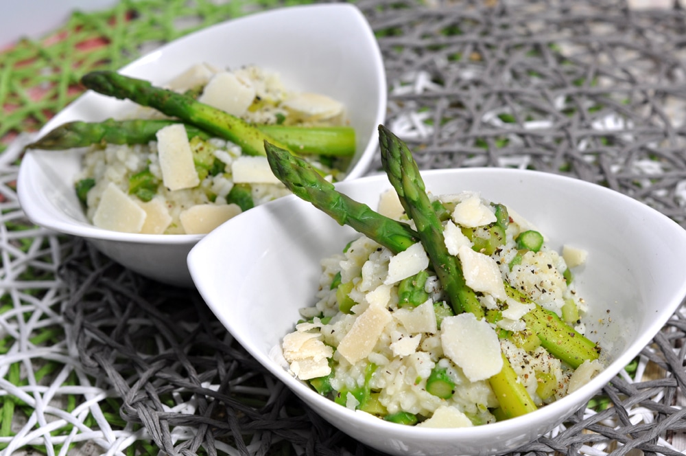 Spargelrisotto - einfach himmlisch - spargelrisotto1 - 10 Leckeres cremiges Spargelrisotto