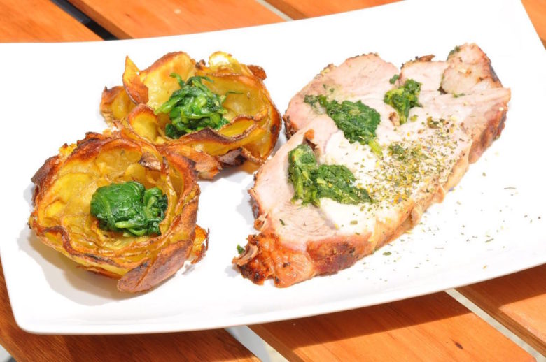 Grill & BBQ Staatsmeisterschaft in Horn 2016 - karreerose erdäpfel blattspinat - 5 Karreerose mit Erdäpfel und Blattspinat auf der Grill & BB Staatsmeisterschaft
