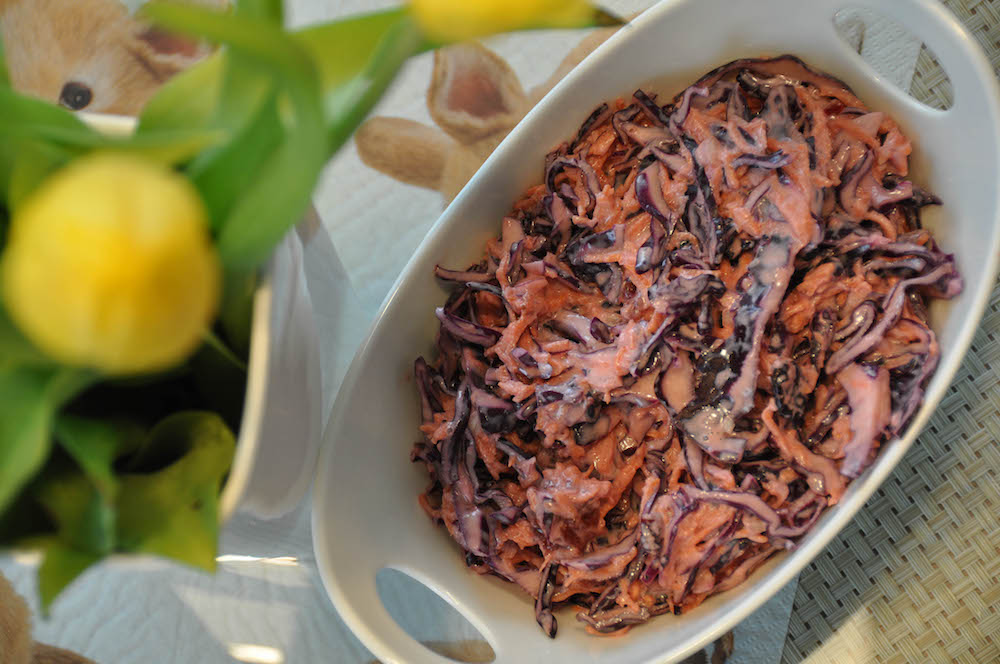 Fruchtiger Rotkrautsalat mit Cranberries - rotkrautsalat 5 - 6 saftig fruchtiger rotkrautsalat