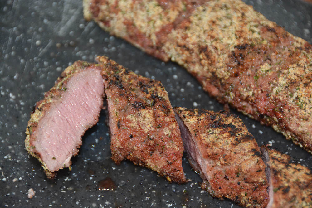 Geräucherte Lammlachse in Kräuterkruste - lammlachse vom grill 6 - 19 Geräucherte Lammlachse in Kräuterkruste - lammlachse vom grill 6 - 18