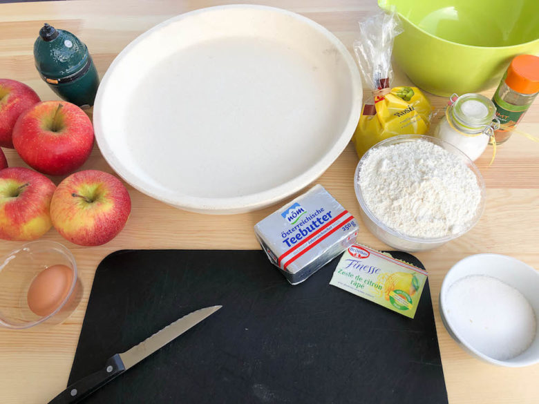 Warmer Apfelkuchen aus dem Big Green Egg - apple pie big green egg 11 - 3 Apfelkuchen aus dem Big Green Egg