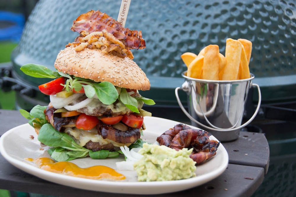 Der große Fleischwolf Ratgeber inkl. Kaufberatung - jumbo cheeseburger - 18 Jumbo Cheeseburger mit Orion rings und potato Fries