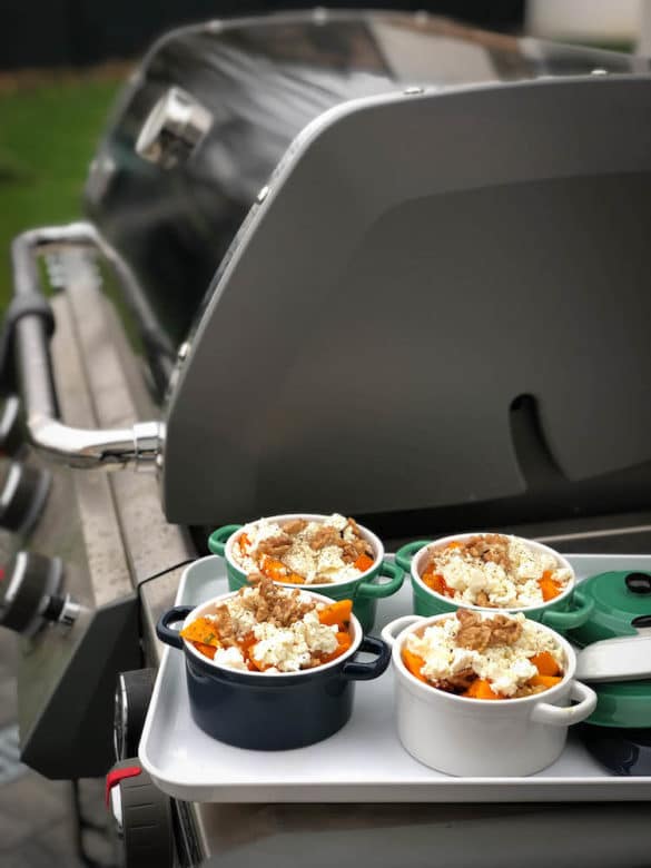 Kürbistopf mit Walnüssen und Honig - kürbistopf vom Grill 10 - 2 Kürbistopf am Gasgrill