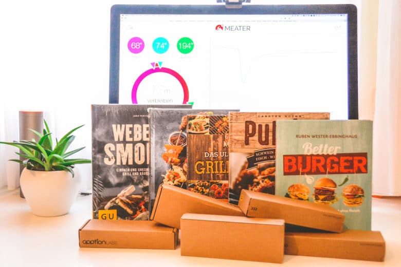 Meater Plus - smartes Grillthermometer mit hoher Reichweite - meater plus gewinnspiel - 71 MEATER+ Gewinnspiel: 5x einen MEATER+ und ein Grillbuch gewinnen