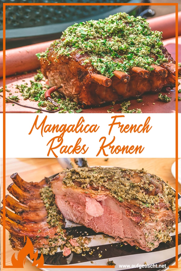 Mangalitza Racks im Kräutermantel vom Keramikgrill - Mangalica french racks kronen - 19 Mangalitza Racks im Kräutermantel vom Keramikgrill - Mangalica french racks kronen - 18