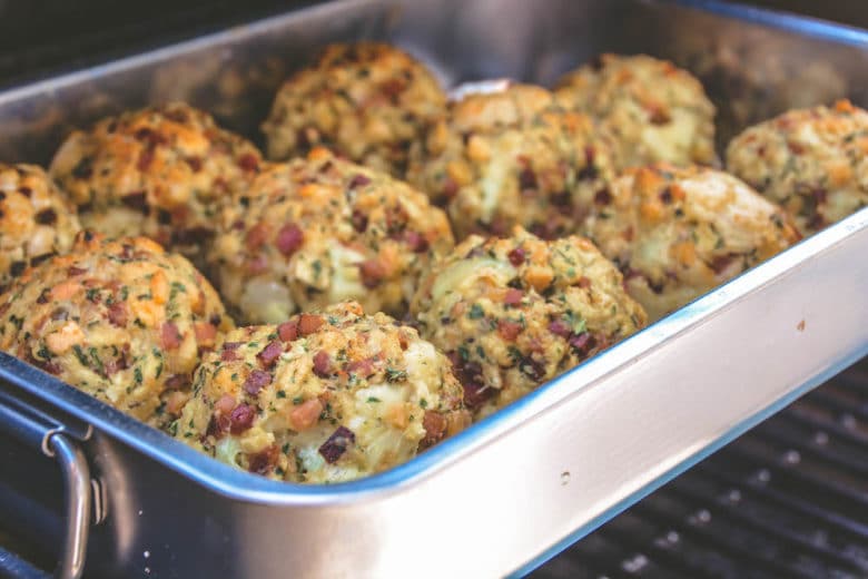 Geräucherte Speckknödel aus dem Smoker - tiroler knödel vom smoker 013 - 9 Geräucherte Tiroler Speckknödel aus dem Smoker