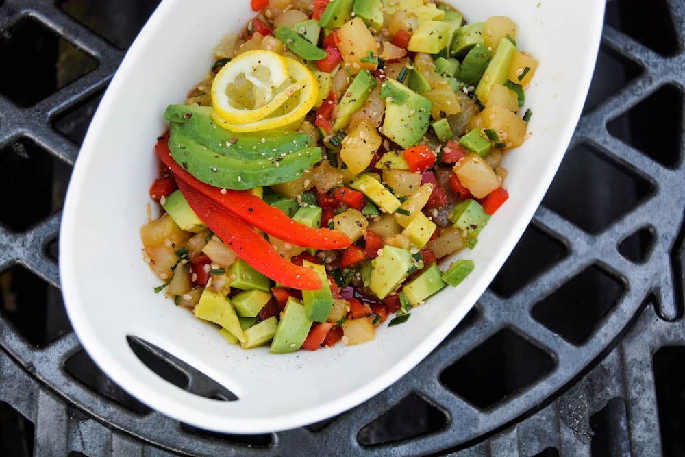 Saftiges Chicken Hawaii vom Grill - chicken hawaii 04 - 4 fruchtiges Hawaii Salsa für unser Chicken Hawaii vom Grill