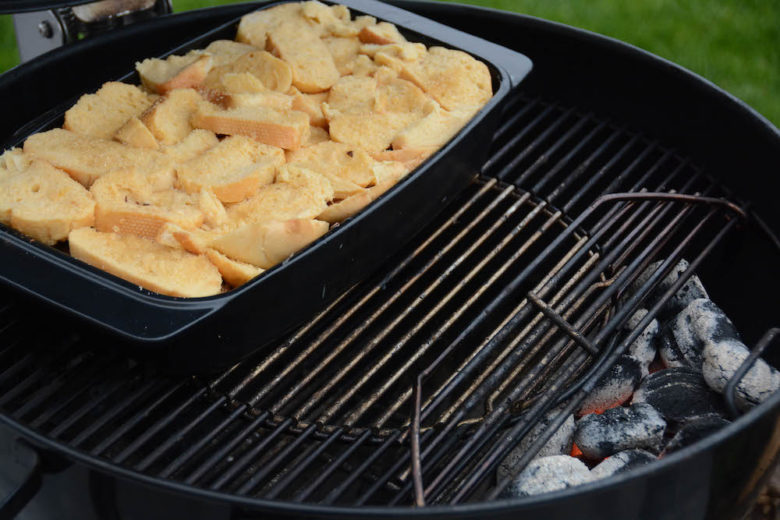 Scheiterhaufen mit Schneehaube vom Grill - scheiterhaufen vom grill 03 - 5 Scheiterhaufen vom Grill, indirekt backen