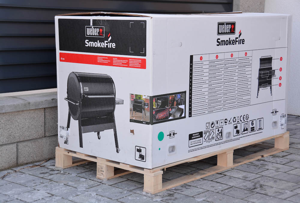 Weber SmokeFire - Unboxing & Test des neuen Holzpelletgrill - weber smoke fire 01 - 3 Unboxing Weber SmokeFire Ex6 Pelletgrill