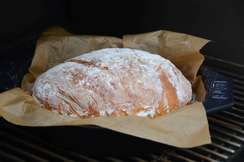 Italienisches Tomatenbrot knusprig gebacken - tomatenbrot vom grill 07 - 20 knuspriges italienisches Tomatenbrot am Grill gebacken