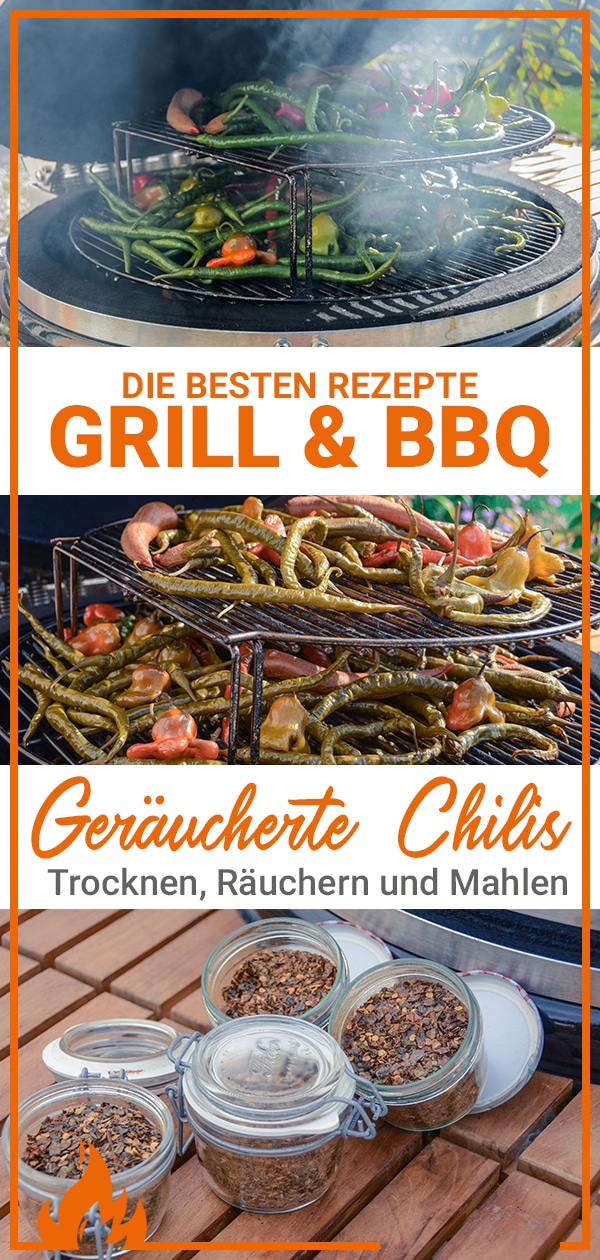 Chilis räuchern & trocknen im Smoker - geräucherte chilis aus dem smoker - 22 Geräucherte Chilis aus dem Smoker