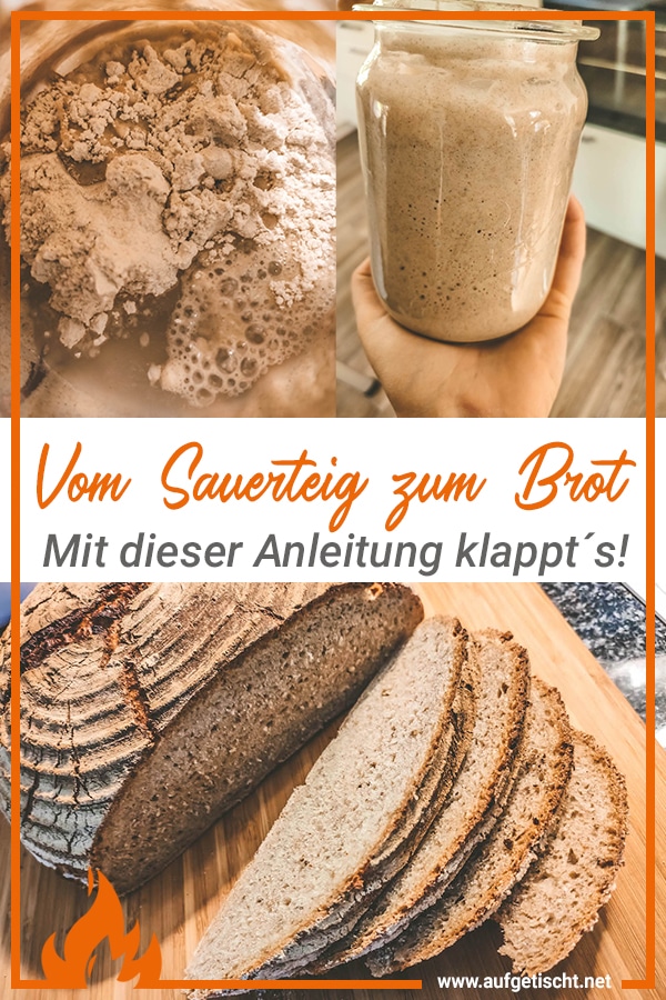 Sauerteig, die Basis für saftiges Brot - sauerteig brot backen - 9 Vom Sauerteig zum Brot backen