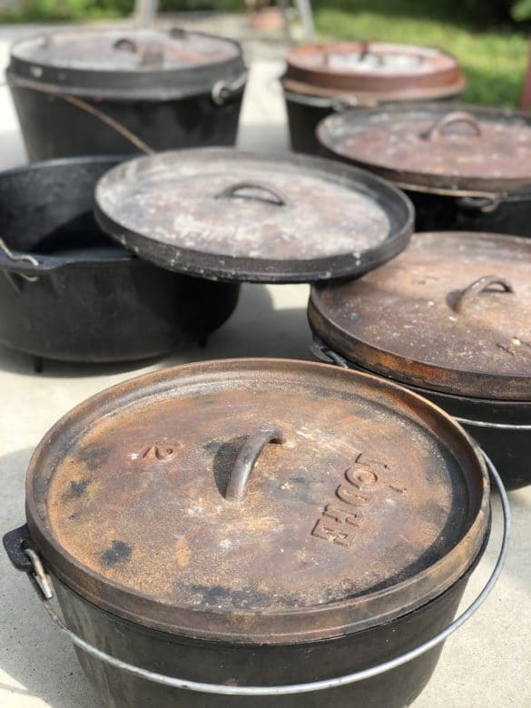 Der ultimative Dutch Oven Guide – Infos, Tipps & Kaufberatung - IMG 2309 - 14 Rostbefall am Feuertopf - mit der richtigen Pflege schnell wieder weg