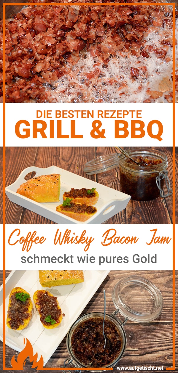 Coffee Whisky Bacon Jam - Die ultimative Speckmarmelade mit Biss - coffee whisky bacon jam - 16 Coffee Whisky Bacon Jam Rezept auf Pinterest pinnen