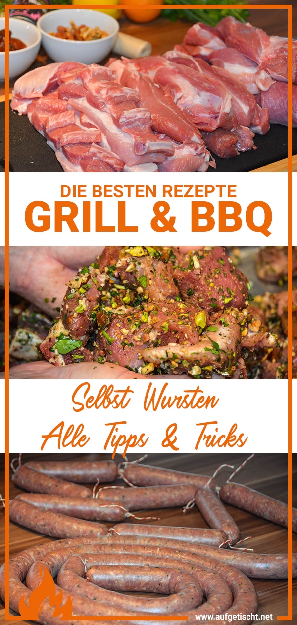 Wursten - Bratwurst selber machen - so klappt es wie beim Profi - selbst wursten tipps tricks - 15 Wursten - alle Tipps und Tricks dazu auf Pinterest pinnen
