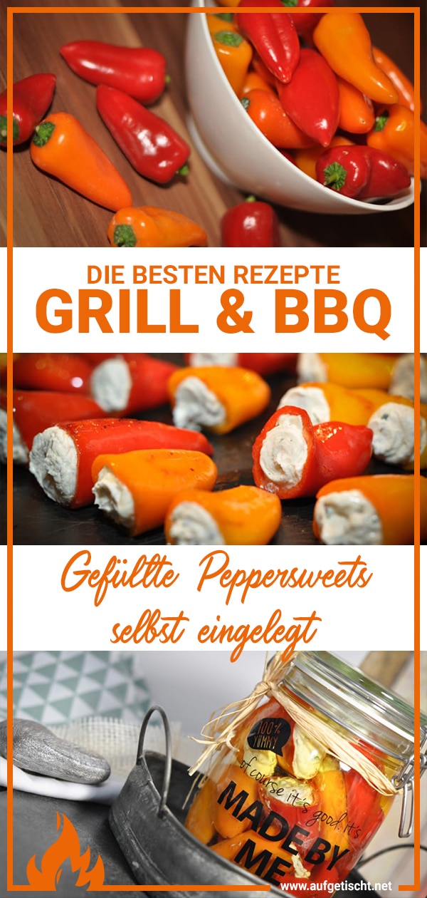 Gefüllte Peppersweets selbst eingelegt - gefuellte eingelegte peppersweets - 21 Gefüllte & eingelegte Peppersweets auf Pinterest pinnen