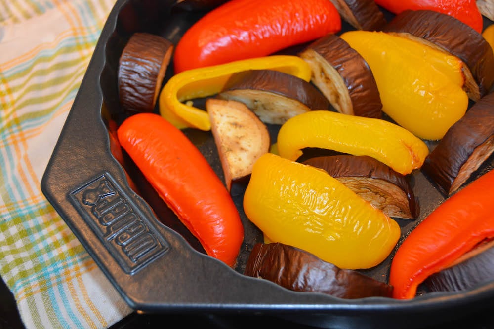Ultimatives Ajvar Rezept zum Selber machen - ajvar selbstgemacht 05 - 11 Paprika und Aubergine für die Ajvar Zubereitung