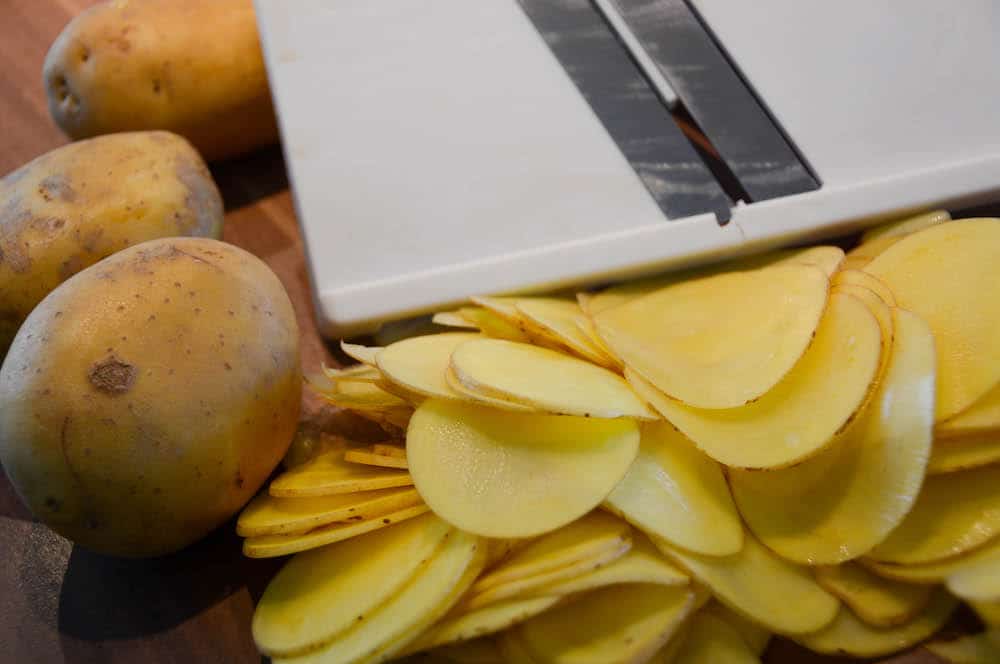 Das beste Kartoffelgratin vom Smoker - kartoffelgratin 02 - 16 Cremiges Kartoffelgratin in der Zubereitung