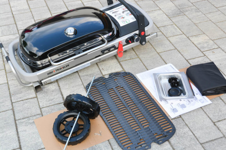 Weber Traveler – der geniale Campinggrill - weber traveler 10 - 4 Unboxing und Aufbau des Traveler