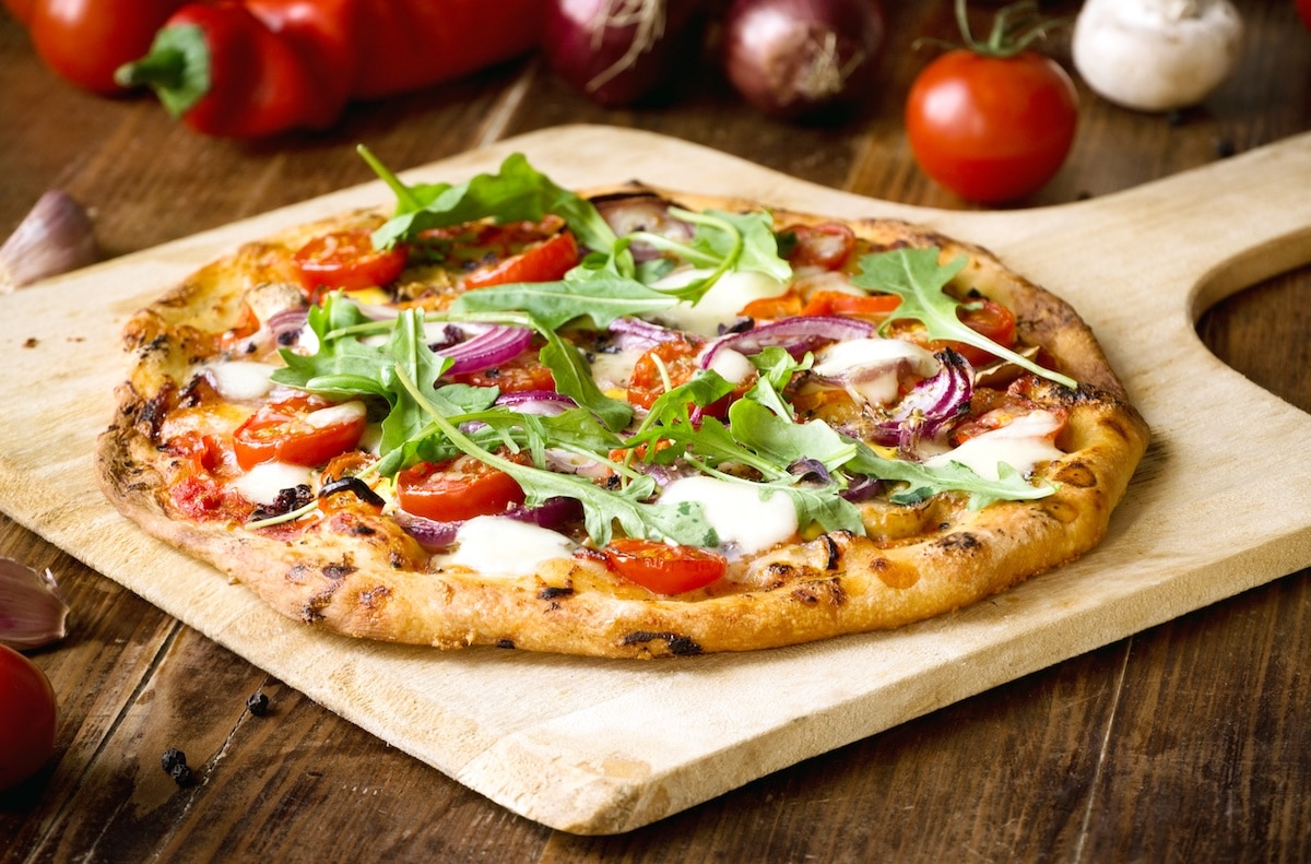Pizza vom Grill