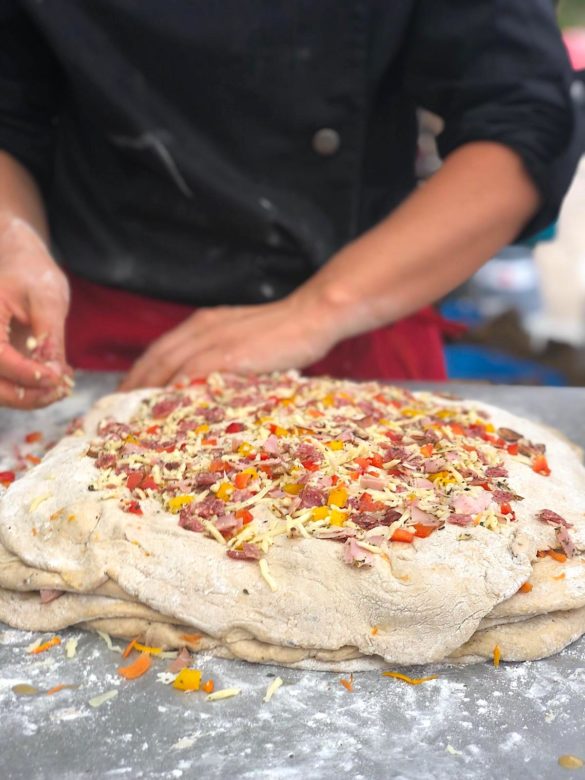 Einfach gutes Brot backen mit Jenny Gruber - brotlasagne - 4 Brotlasagne in der Vorbereitungsphase