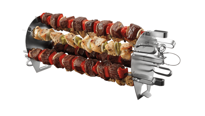 Das Crafted Gourmet BBQ System von Weber - Spiesse Drehspiess 2022 - 16 Weber Crafted GBS System - Drehspieß Aufsatz
