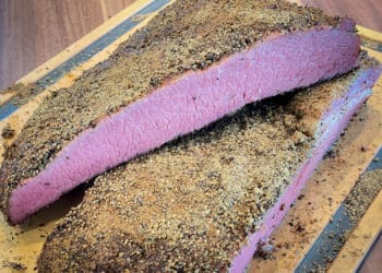 Pastrami aus dem Smoker - So klappt es! - pastrami selbstgemacht 11 - 17 frisches Pastrami aus dem Smoker