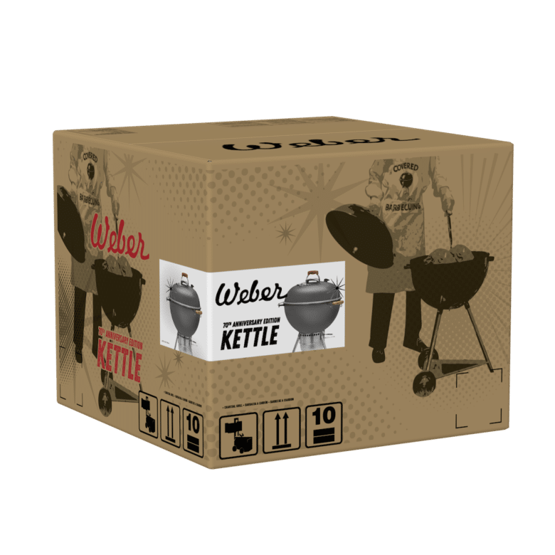 Anniversary Kettle - 70 Jahre Weber Grill Special Edition - weber anniversary grill10 - 5 Die Geburtstagsedition zum 70. Geburtstag von Weber in der Vintage Verpackung - Anniversary Kettle so kommt er an!