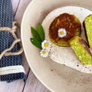Schwarzwälder Schinken im Bierteig - baerlauch laibchen 11 - 11 Bärlauchlaibchen von der Plancha