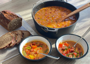 Cabanossi Suppe aus dem Dutch Oven - cabanossi suppe 13 - 12 Cabanossi Suppe aus dem Dutch Oven