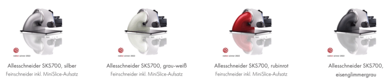 Graef Alleschneider SKS 700 - Farbauswahl Allesschneider SKS700 Graef - 12 Graef Alleschneider SKS 700 - Farbauswahl Allesschneider SKS700 Graef - 11