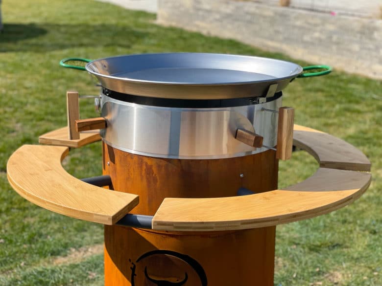 Bandit Fireplace von Moesta BBQ - Unboxing & Aufbau - bandit moesta bbq 14 - 6 Paella Pfanne für den Bandit Fireplace von Moesta BBQ