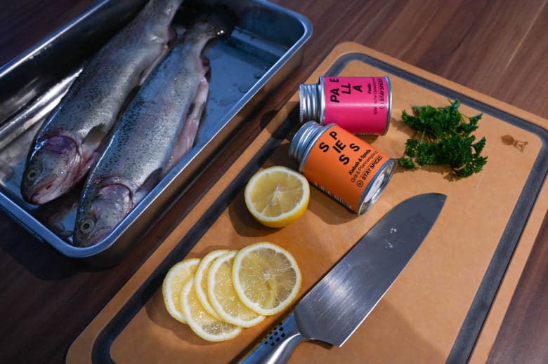 Steckerlfisch Grillen in 2 Varianten - steckerlfisch paprika 01 - 16 Steckerlfisch mit Gewürz Variante 1 - die Paprika Version
