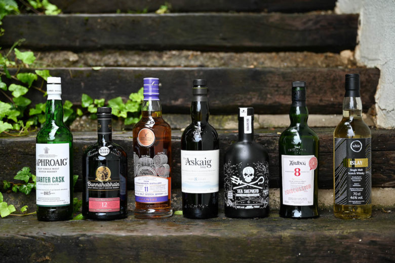Die besten Whisky Destillerien auf der schottischen Insel Islay - islay whisky 10 - 7 Eine kleine Auswahl an Islay Whisky