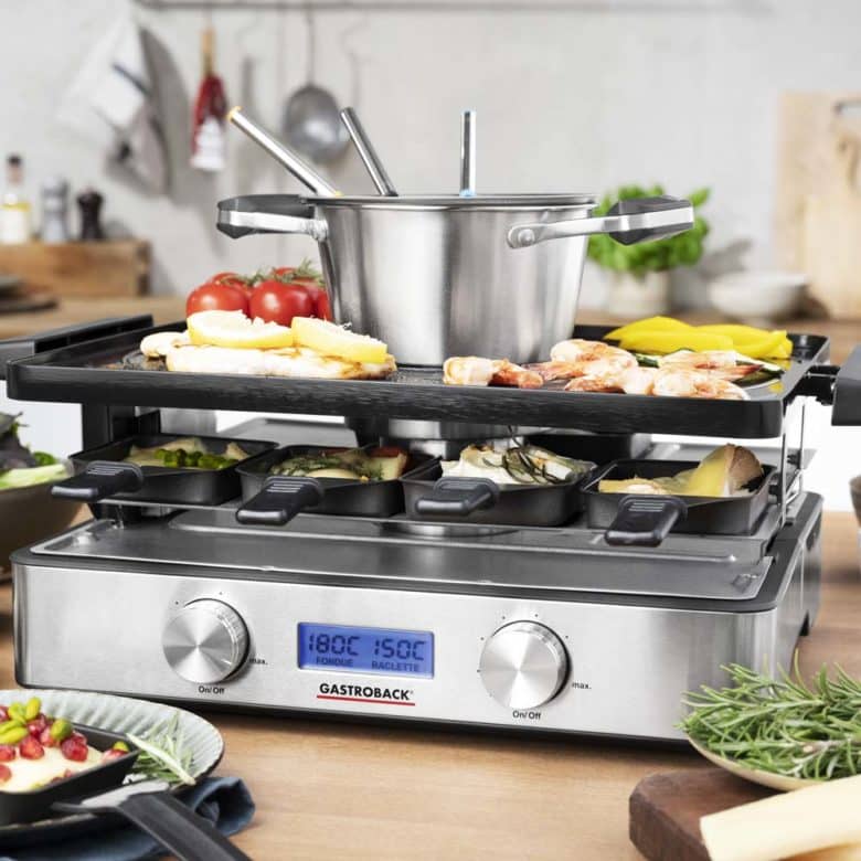 Gastroback Design Raclette Fondue Kombi - gastroback design raclette fondue grill - 5 Gastroback Design Raclette Fondue Kombi - gastroback design raclette fondue grill - 4