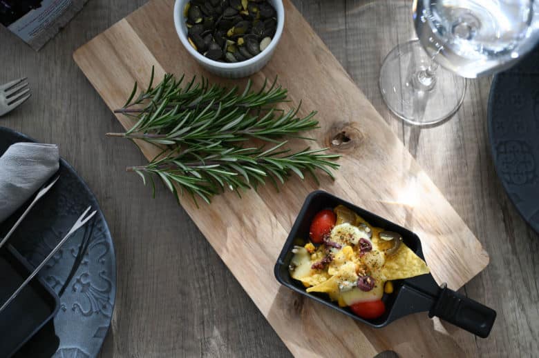 Gastroback Design Raclette Fondue Kombi - gastroback fondue raclette 04 - 11 Kleine Nachopfanne frisch aus dem Raclette Bereich