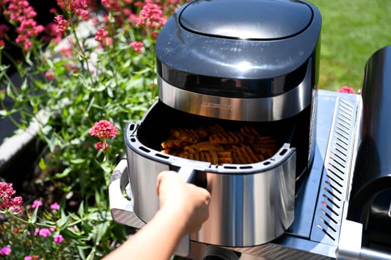 Unsere Gastroback DESIGN Heißluftfritteuse AIR PRO XXL - gastroback heissluftfritteuse 03 - 7 Beilagen zubereiten beim Grillen in der Heißluftfritteuse von Gastroback