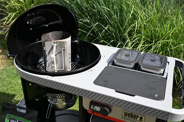 Weber Performer Premium Smart Holzkohlegrill - weber performer smart unboxing 08 - 6 Rapidfire Assist als neue Funktion im Weber Performer Premium Smart